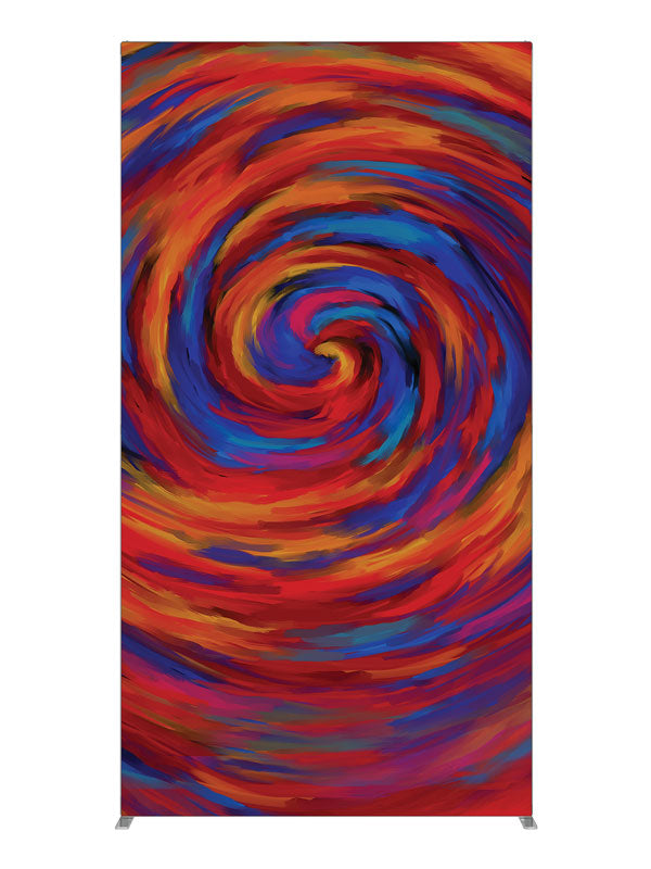 Intensity Vivid Swirl Abstract, photography backdrop panel for Denny StudioEdge silicone edge frame, 4 ft