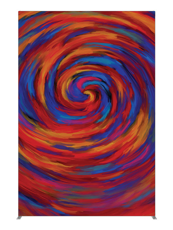 Intensity Vivid Swirl Abstract, photography backdrop panel for Denny StudioEdge silicone edge frame, 5 ft
