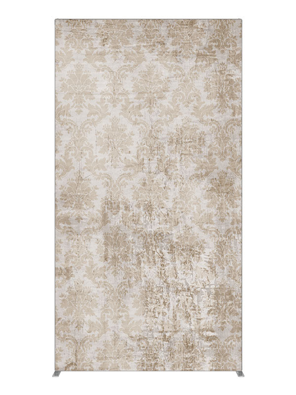 Ivory Vintage Damask, photography backdrop panel for Denny StudioEdge silicone edge frame, 4 ft