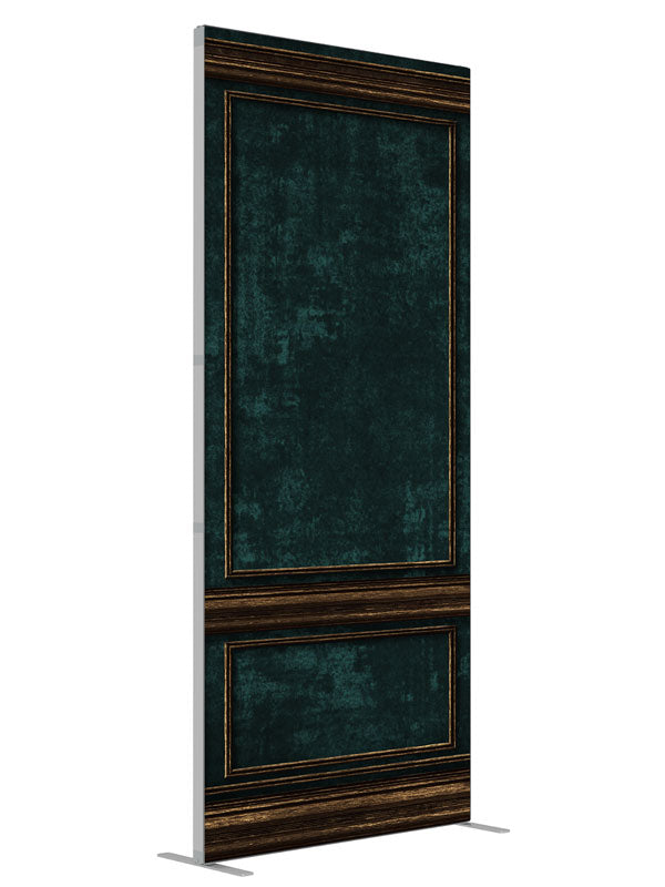 King Charles Faux Wall shown at an angled view, photography backdrop panel for Denny StudioEdge silicone edge frame, 3 ft