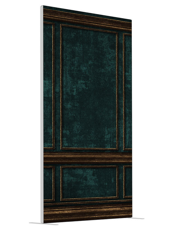 King Charles Faux Wall shown at an angled view, photography backdrop panel for Denny StudioEdge silicone edge frame, 4 ft