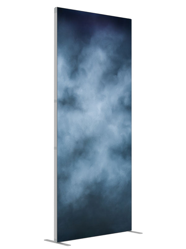 Lasinio shown at an angled view, photography backdrop panel for Denny StudioEdge silicone edge frame, 3 ft