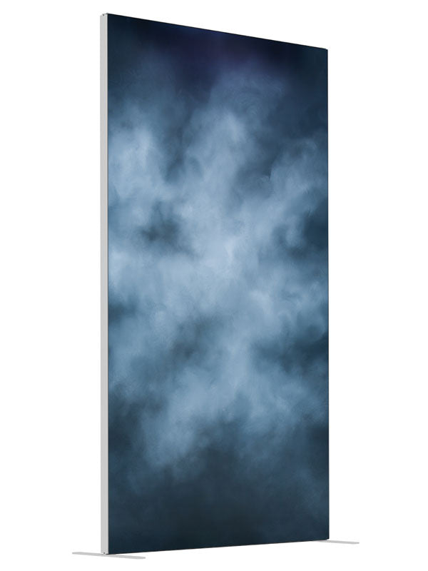 Lasinio shown at an angled view, photography backdrop panel for Denny StudioEdge silicone edge frame, 4 ft