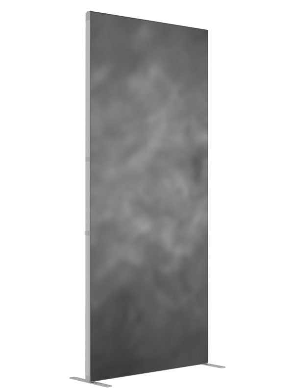 Light Grey Brush shown at an angled view, photography backdrop panel for Denny StudioEdge silicone edge frame, 3 ft