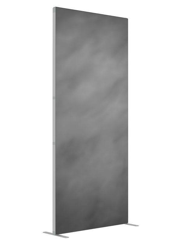 Light Grey Cloud shown at an angled view, photography backdrop panel for Denny StudioEdge silicone edge frame, 3 ft