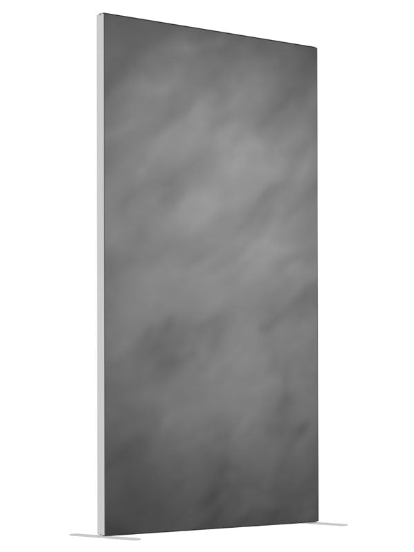 Light Grey Cloud shown at an angled view, photography backdrop panel for Denny StudioEdge silicone edge frame, 4 ft