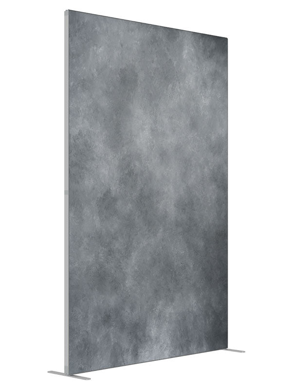Light Grey shown at an angled view, photography backdrop panel for Denny StudioEdge silicone edge frame, 5 ft