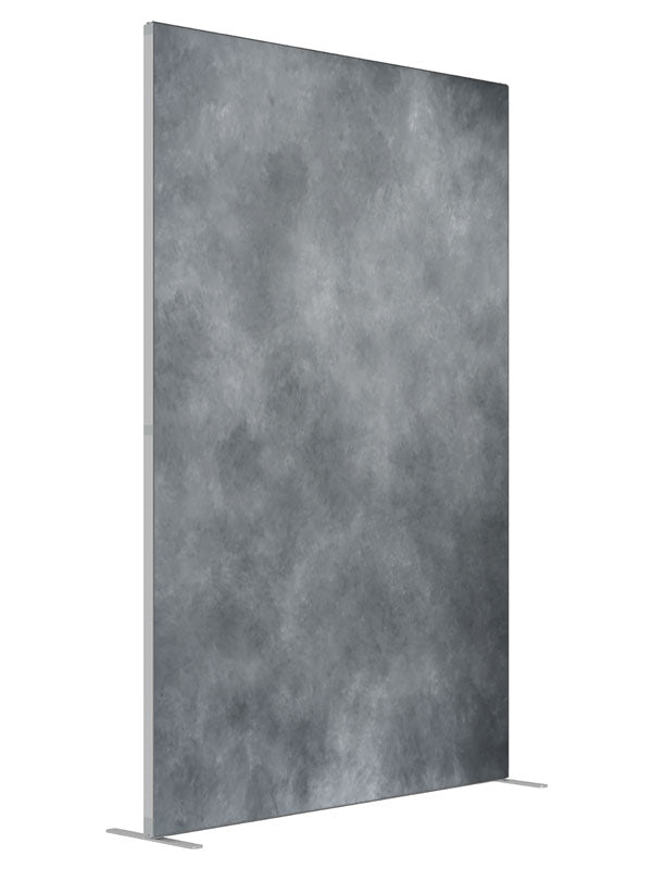 Light Grey Soft shown at an angled view, photography backdrop panel for Denny StudioEdge silicone edge frame, 5 ft