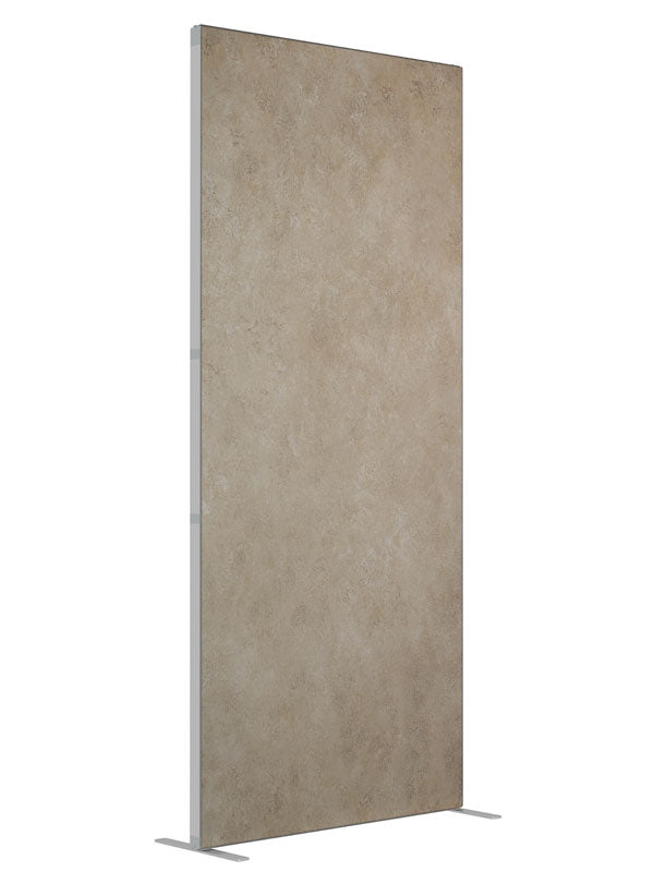 Light Panda Brown and Grey shown at an angled view, photography backdrop panel for Denny StudioEdge silicone edge frame, 3 ft
