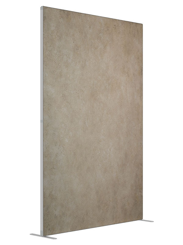 Light Panda Brown and Grey shown at an angled view, photography backdrop panel for Denny StudioEdge silicone edge frame, 5 ft