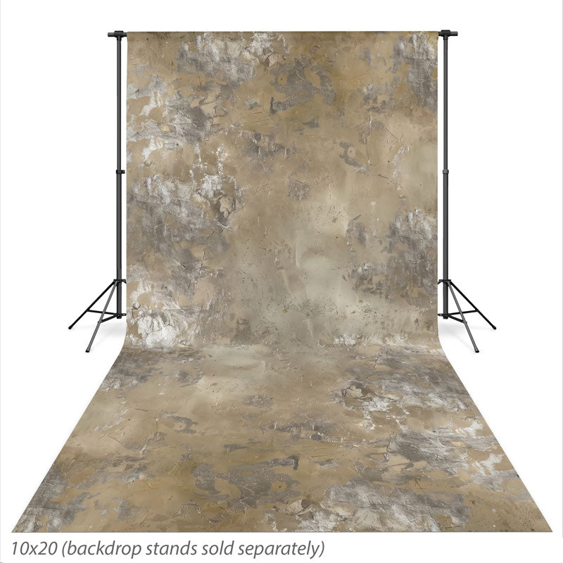 Limestone Limestone Gray mottled texture photography backdrop shown at the full 10x20 size CP-9001