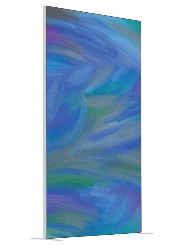 Limn shown at an angled view, photography backdrop panel for Denny StudioEdge silicone edge frame, 4 ft