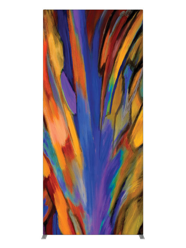 Loco Poco Vivid Burst Abstract, photography backdrop panel for Denny StudioEdge silicone edge frame, 3 ft