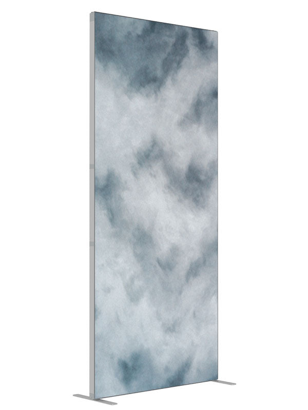London Fog shown at an angled view, photography backdrop panel for Denny StudioEdge silicone edge frame, 3 ft