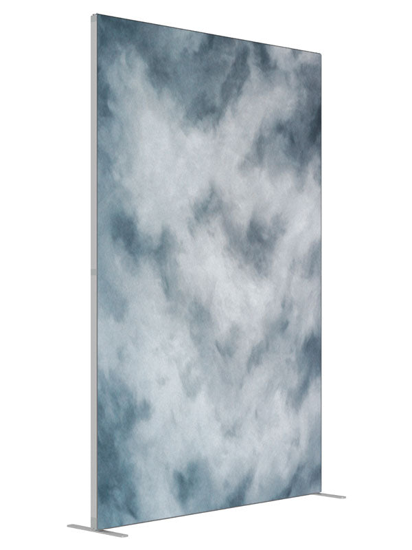 London Fog shown at an angled view, photography backdrop panel for Denny StudioEdge silicone edge frame, 5 ft