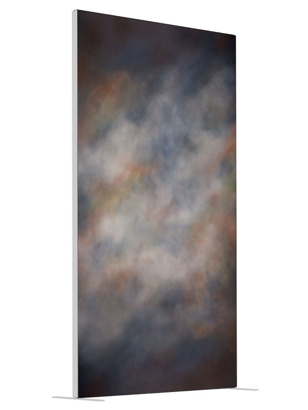 Louvre shown at an angled view, photography backdrop panel for Denny StudioEdge silicone edge frame, 4 ft