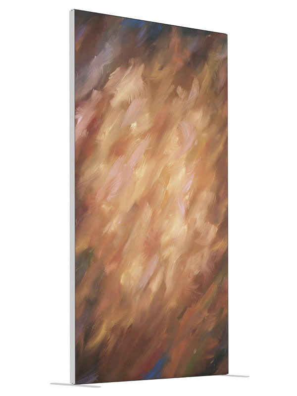 Luminous Brush shown at an angled view, photography backdrop panel for Denny StudioEdge silicone edge frame, 4 ft