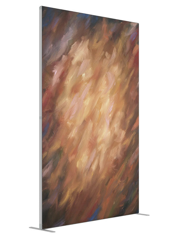 Luminous Brush shown at an angled view, photography backdrop panel for Denny StudioEdge silicone edge frame, 5 ft