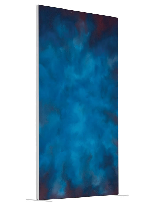 Lunar Light shown at an angled view, photography backdrop panel for Denny StudioEdge silicone edge frame, 4 ft