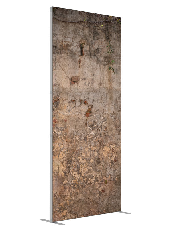 Mac's Wall shown at an angled view, photography backdrop panel for Denny StudioEdge silicone edge frame, 3 ft