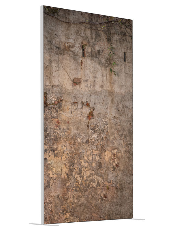 Mac's Wall shown at an angled view, photography backdrop panel for Denny StudioEdge silicone edge frame, 4 ft