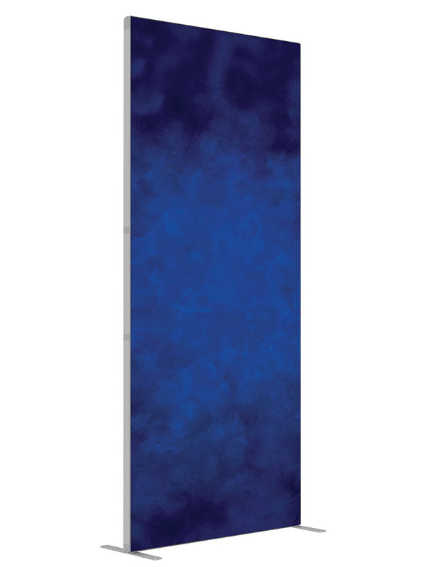 Magoos Blues Blue Texture shown at an angled view, photography backdrop panel for Denny StudioEdge silicone edge frame, 3 ft