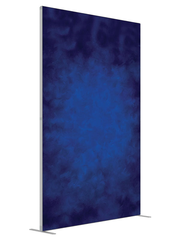 Magoos Blues Blue Texture shown at an angled view, photography backdrop panel for Denny StudioEdge silicone edge frame, 5 ft