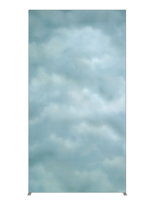 Marina aqua cloud mottled texture printed backdrop 4ft - Denny StudioEdge SEOM-9816