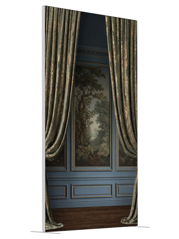 Marlowe Formal Wall Paneling shown at an angled view, photography backdrop panel for Denny StudioEdge silicone edge frame, 4 ft