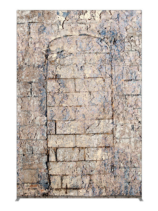 Mayan Brick, photography backdrop panel for Denny StudioEdge silicone edge frame, 5 ft