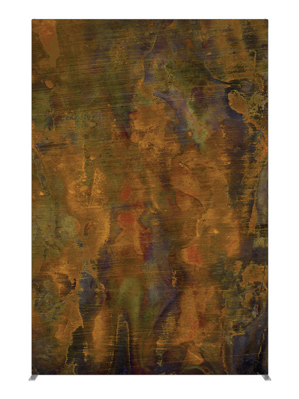 Metal Mania Metallic Grunge Texture, photography backdrop panel for Denny StudioEdge silicone edge frame, 5 ft