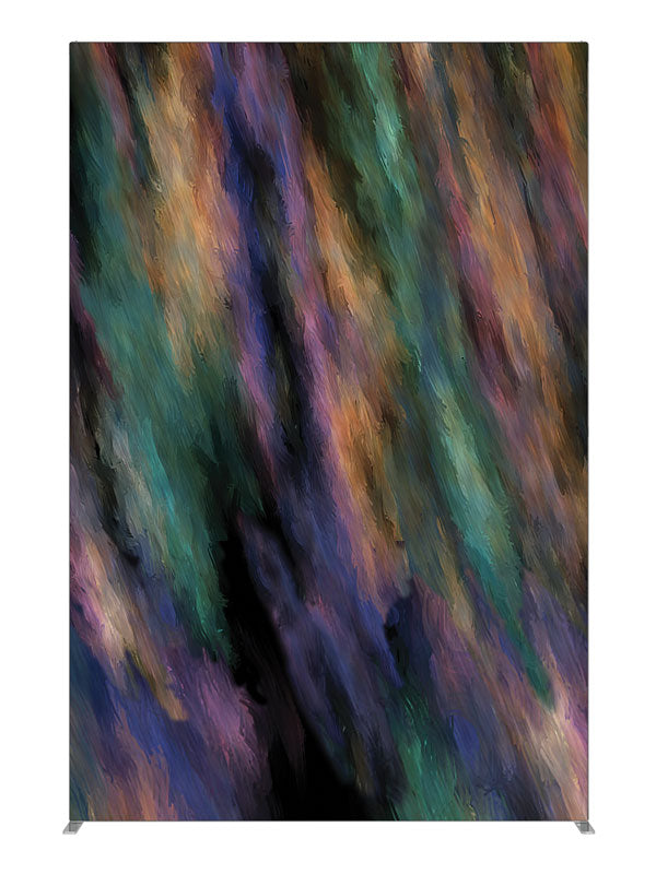 Meteoristic Dark Streak Abstract, photography backdrop panel for Denny StudioEdge silicone edge frame, 5 ft