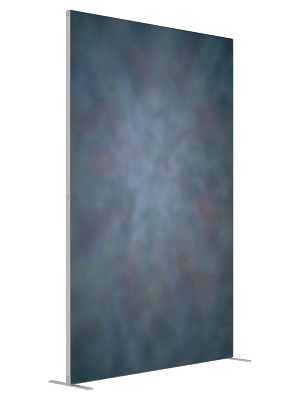 Midlite shown at an angled view, photography backdrop panel for Denny StudioEdge silicone edge frame, 5 ft
