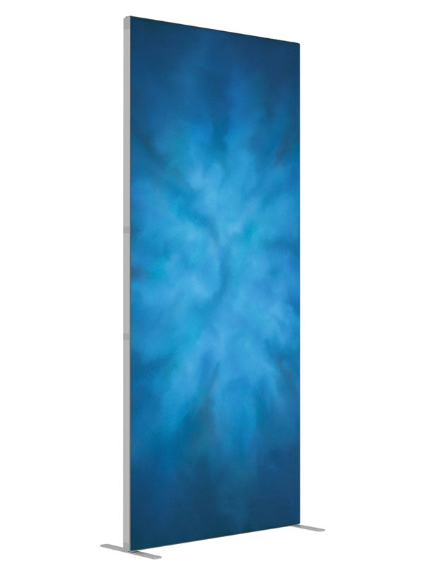 Midnight Splash shown at an angled view, photography backdrop panel for Denny StudioEdge silicone edge frame, 3 ft