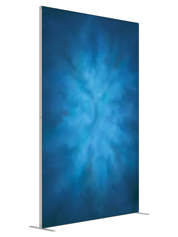 Midnight Splash shown at an angled view, photography backdrop panel for Denny StudioEdge silicone edge frame, 5 ft