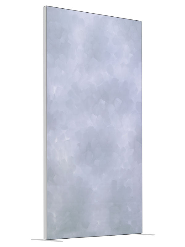 Misty Morning shown at an angled view, photography backdrop panel for Denny StudioEdge silicone edge frame, 4 ft