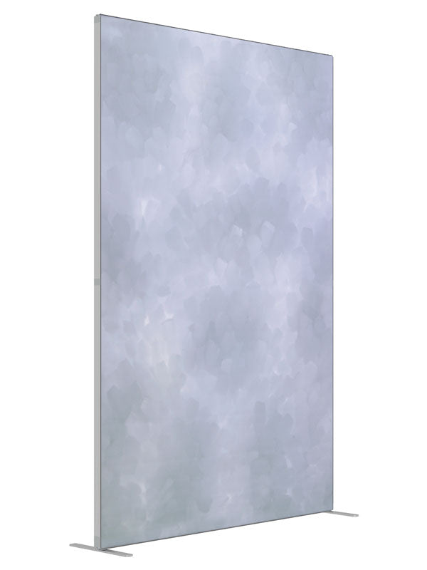 Misty Morning shown at an angled view, photography backdrop panel for Denny StudioEdge silicone edge frame, 5 ft