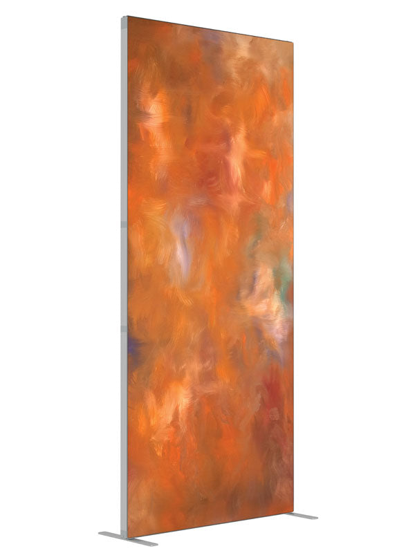 Moderno shown at an angled view, photography backdrop panel for Denny StudioEdge silicone edge frame, 3 ft