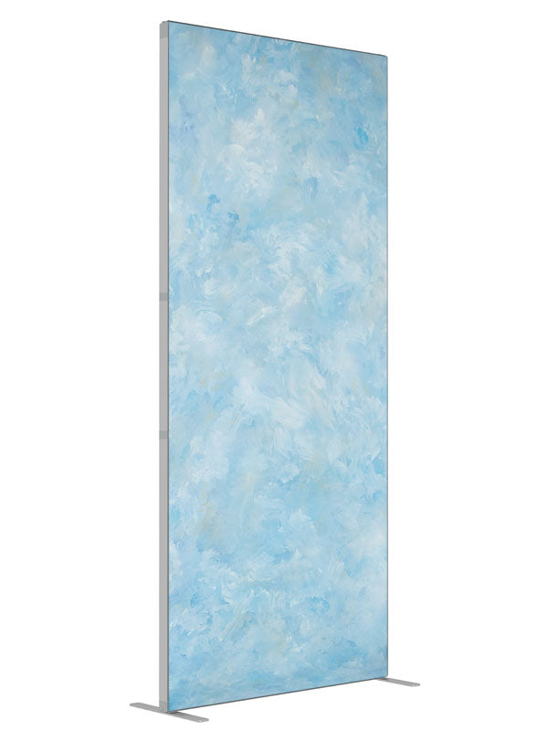 Monet shown at an angled view, photography backdrop panel for Denny StudioEdge silicone edge frame, 3 ft