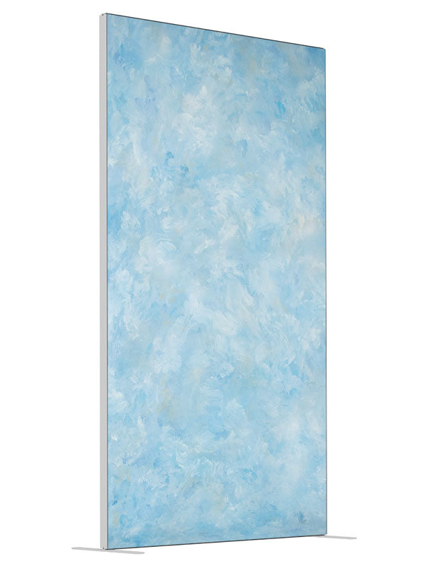 Monet shown at an angled view, photography backdrop panel for Denny StudioEdge silicone edge frame, 4 ft