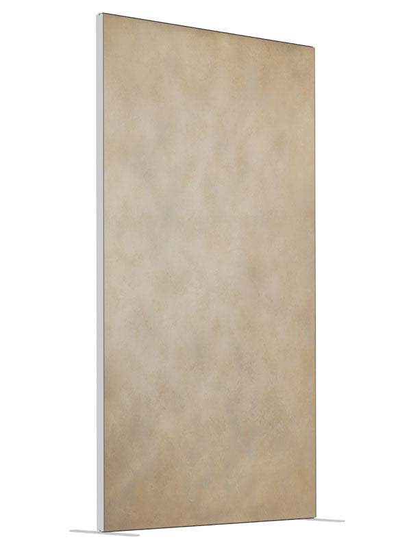 Mongoose Tan and Sorrell Brown shown at an angled view, photography backdrop panel for Denny StudioEdge silicone edge frame, 4 ft