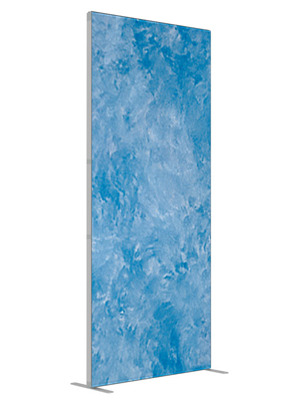 Moody Blues shown at an angled view, photography backdrop panel for Denny StudioEdge silicone edge frame, 3 ft