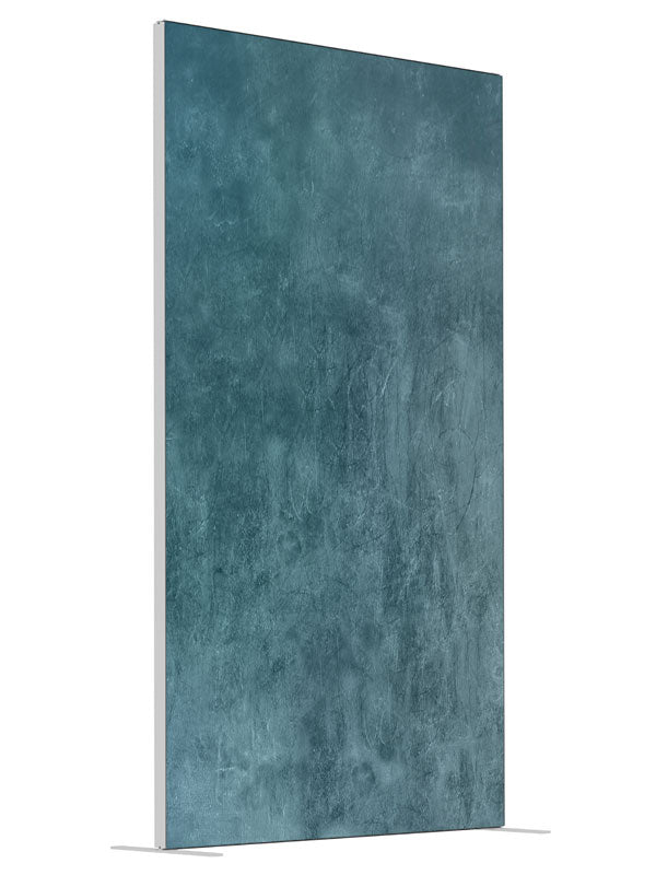 Moon Wash shown at an angled view, photography backdrop panel for Denny StudioEdge silicone edge frame, 4 ft