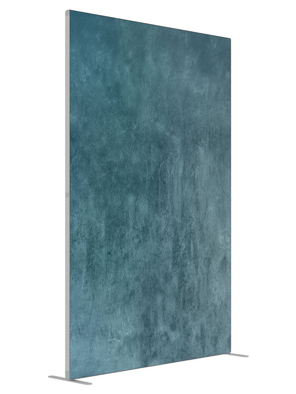 Moon Wash shown at an angled view, photography backdrop panel for Denny StudioEdge silicone edge frame, 5 ft