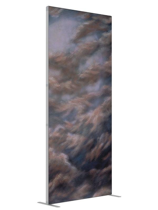 Moonlight shown at an angled view, photography backdrop panel for Denny StudioEdge silicone edge frame, 3 ft