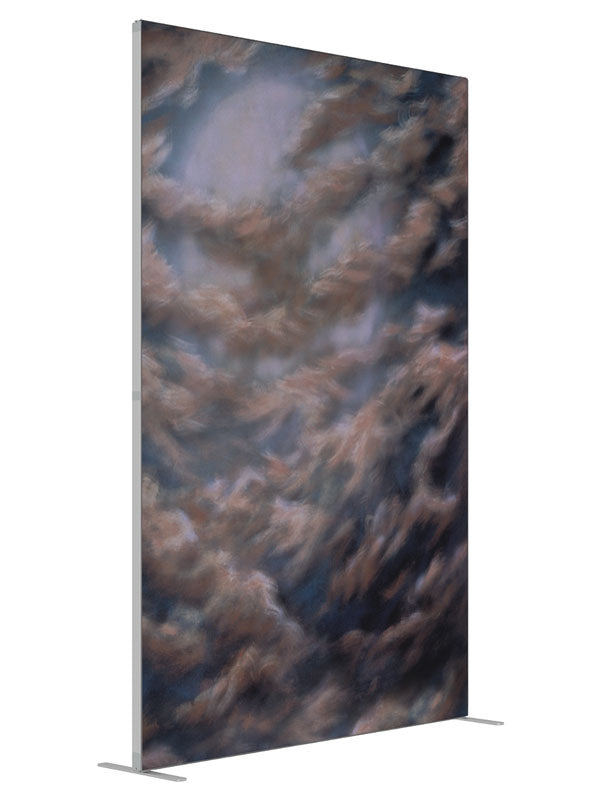 Moonlight shown at an angled view, photography backdrop panel for Denny StudioEdge silicone edge frame, 5 ft