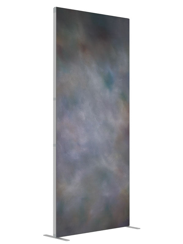 Morning Mist shown at an angled view, photography backdrop panel for Denny StudioEdge silicone edge frame, 3 ft