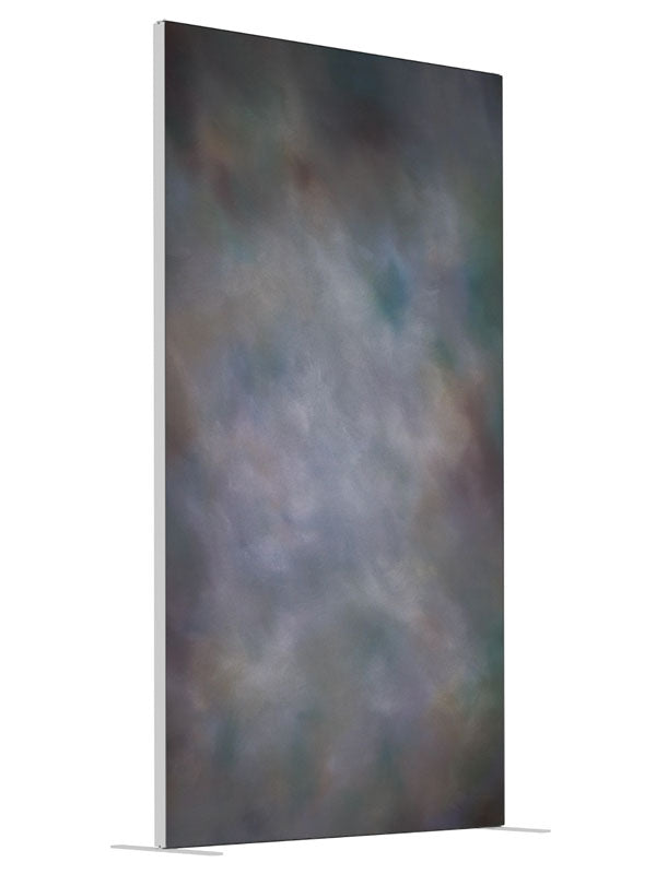 Morning Mist shown at an angled view, photography backdrop panel for Denny StudioEdge silicone edge frame, 4 ft
