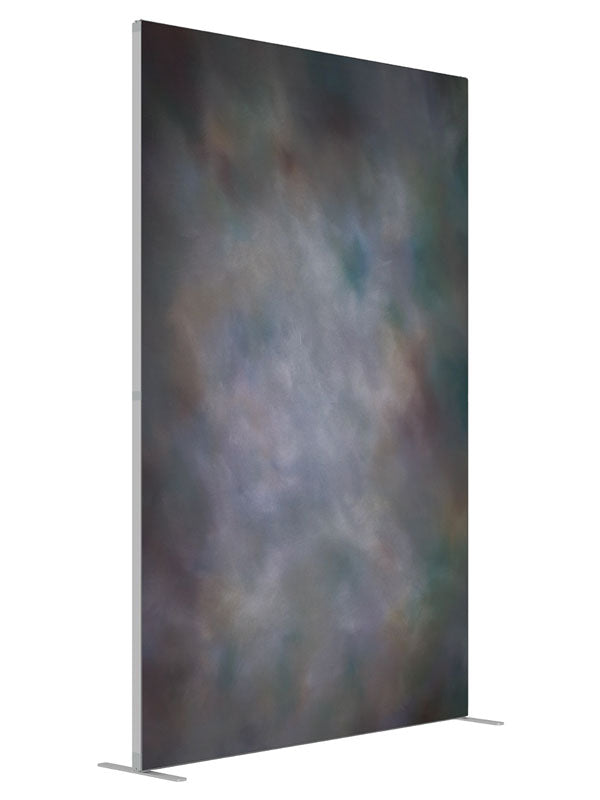 Morning Mist shown at an angled view, photography backdrop panel for Denny StudioEdge silicone edge frame, 5 ft