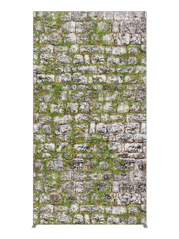 Mossy Stone, photography backdrop panel for Denny StudioEdge silicone edge frame, 4 ft